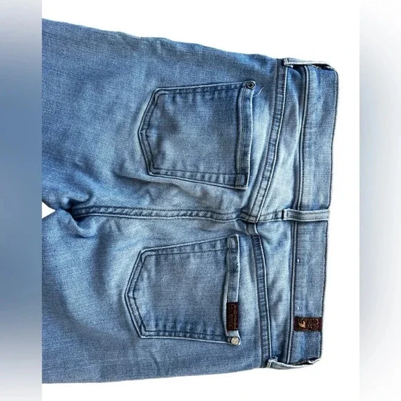 Seven for all mankind cropped bootcut jeans size 25 in great condition​ - Picture 5 of 7